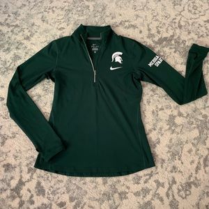 Nike Michigan State Dri-Fit Quarter Zip Pullover